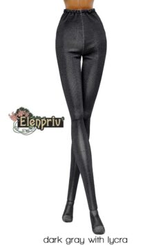 FA-t5 Колготы тёмно-серые одежда для кукол типа Fashion Royalty 16 inch 40 см