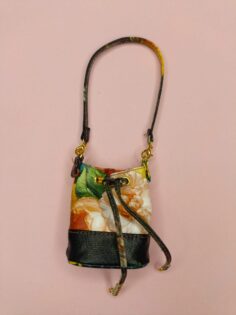 S-001-03 Сумка с цветочным принтом для кукол типа Барби, Fashion Royalty (FR2) 29 см