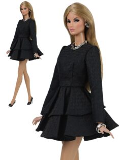 FA-050-40 Пышное платье из жаккарда одежда для кукол 29 см типа Fashion Royalty