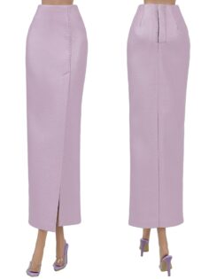FA-053-13 Юбка макси со шлицей сиренево-розовая для куклы типа Fashion Royalty 29 см