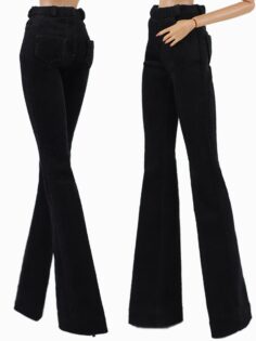 FA-030-38 Брюки клёш чёрные одежда для кукол Fashion Royalty 29 см