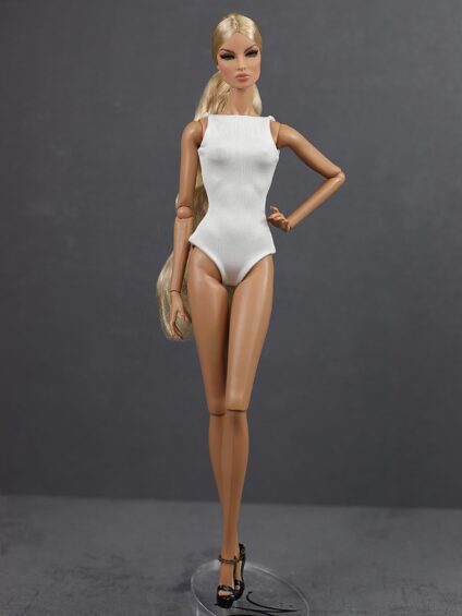 LE-021-01 Купальник белый одежда для кукол Fashion Royalty 12" (29 см)