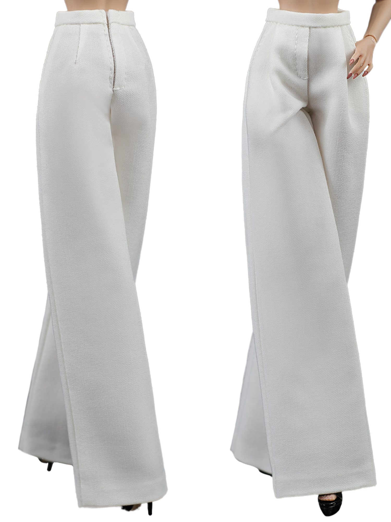 FA-030FR-19 Брюки палаццо молочного цвета одежда для кукол Fashion Royalty 29 см